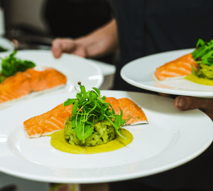 Wedding catering detail